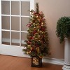4' Prelit Dakota Pine Entrance Artificial Christmas Tree with Berries in Brown Pot Clear Lights - National Tree Company - 2 of 4
