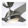Luminance Kathy Ireland Home Sweep Eco 60" Ceiling Fan with Light Kit, Brushed Steel, 6-Speed Wall Control - 4 of 4