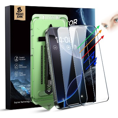 MAGIC JOHN 2 PACK Screen Protector (6.3") Eye Protection  for iPhone 16 Pro