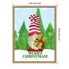 Amanti Art Gnome for Christmas portrait blue IV-Gift by Tara Reed Canvas Wall Art Print Framed 18 x 24-in. - 4 of 4
