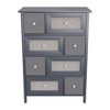 HYLEORY Wood Dresser , 27.55''W Dresser with 8 Drawers, Modern Chest of Drawers, Large Capacity Dresser, Storage Cabinet for Bedroom, Hallway - 4 of 4