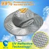 Tirrinia Reflective Wide Brim Sun Hat for Men Women, Lightweight Fishing Safari Cap with UPF 50+ Protection - image 2 of 4