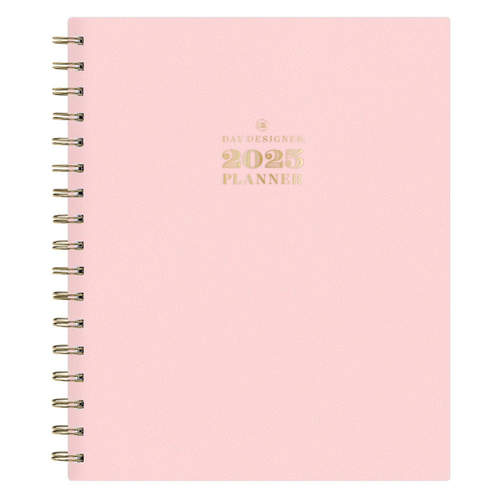 Photos - Planner Day Designer  Weekly/Monthly  9.25"x7.87" Wirebound Blush 2025