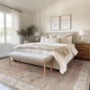 Abynow Vintage Floral Farmhouse Indoor Washable Area Rug - 2 of 4