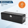 Heavy Duty Aluminum Truck Bed Tool Box, Diamond Plate Waterproof Locking Tool Chest for Trucks, Trailers, RVs & Garage Storage - 2 of 4
