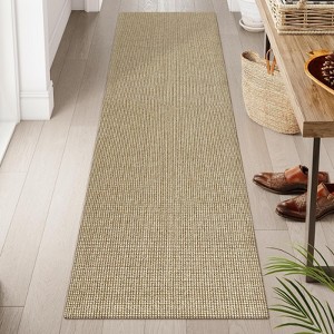 Lahome Boho Area Rug Machine Wasbable Rugs for Kitchen Non Skid Low Pile Braided Cotton Farmhouse Entryway Rugs Indoor Throw Rug Door Mats - 1 of 4