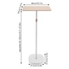 YIYIBYUS Adjustable Side Tabl, Mobile Desk Modern End Table for Home - 4 of 4