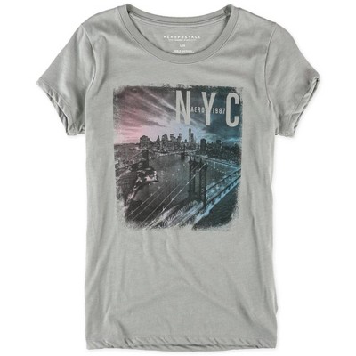 Aeropostale Womens NYC Cityscape Graphic T-Shirt