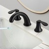 Whizmax Bathroom Faucet,8 Inch Bathroom Faucets for Sink 3 Hole, Widespread Bathroom Faucet with Pop up Drain and cUPC Lead-Free Hose - 3 of 4