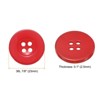 Unique Bargains Resin Craft DIY Round Flat 4-Hole Replacement Sewing Buttons 10 Pcs - 2 of 4
