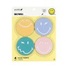 Yoobi SmileyWorld 4pk Sticky Note Set Smiley - 3 of 4
