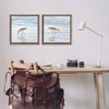Stupell Industries Seaside Sandpiper Birds Black Framed Floater Canvas Wall Art - 2 of 4