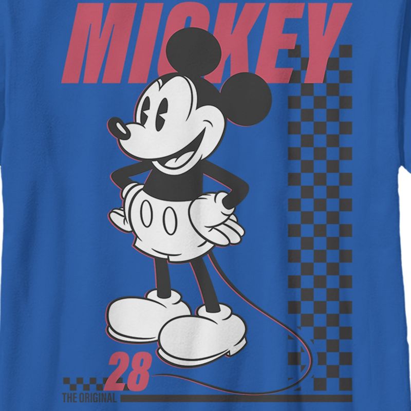 Boy's Mickey & Friends 28 Checkered Mickey T-Shirt, 2 of 6
