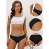 Allegra K Women's Mid-Rise Available in Plus Size Hipster Underwear 3 Packs - image 3 of 4