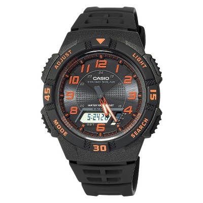 Men's Casio Analog And Digital Bracelet Watch - Black (aw80d-1av) : Target