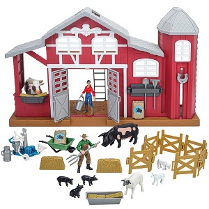 Big Country Toys: Dairy Barn Adventure - 38pc Farm Playset, Animal Toys, Kids 3+ - 1 of 4