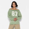Women's Off the Shoulder Sweatshirt - Wild Fable™ - 2 of 3