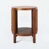 Portola Hills Woven Accent Table - Threshold™ designed with Studio McGee - image 3 of 4