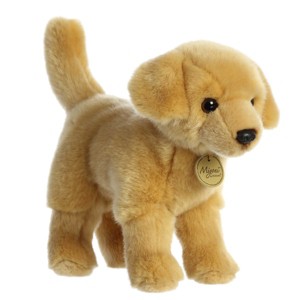 Aurora Medium Labrador Miyoni Realistic Stuffed Animal Brown 10" - 1 of 4