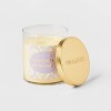 Clear Glass Lavender Lemonade Lidded Jar Candle Pale Yellow - Opalhouse™ - image 3 of 3