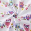 Colorful Owls Microfiber Kids' Sheet Set By Sweet Home Collection® - image 3 of 4