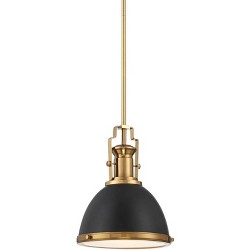 Possini Euro Design Black Aluminum Pendant Light 17 3/4