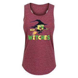 Women's - SpongeBob SquarePants - Best Witches Graphic Racerback Tank - 1 of 4
