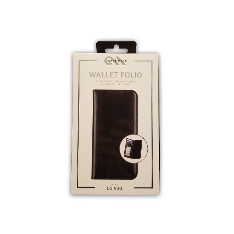 Case-Mate Wallet Folio Case for LG V30 - Black, 1 of 2