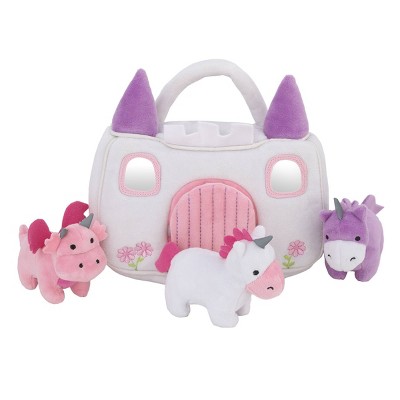 Little Love by NoJo Magical Castle Toy Set - White Plush - 4pc