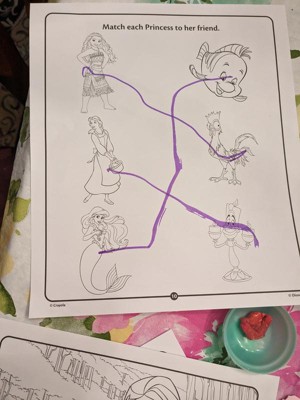 Crayola 288pg Disney Princess Coloring Book With Sticker Sheets : Target