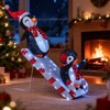 Costway Lighted Christmas Decoration Penguin with 170 LED Lights for Home Lawn Yard Garden - 4 of 4