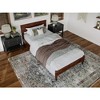 AFI Furnishings Aria Twin XL Solid Wood Modern Low Profile Platform Bed in Walnut - 4 of 4