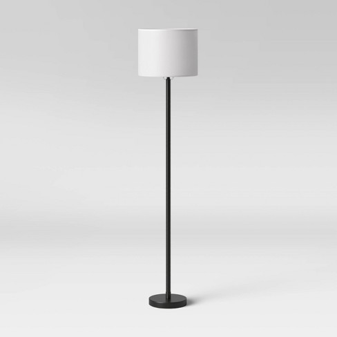 Metal Column Floor Lamp Black Includes, Target Modern Globe Floor Lamp
