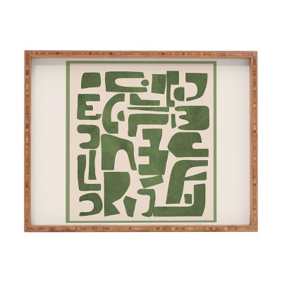 Evanjelina & Co Japanese Collection Cream II Rectangular Tray - Deny Designs