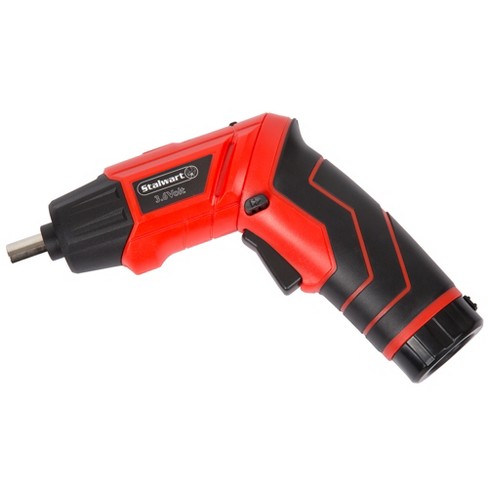 Stalwart 45pc 3.6v Led Rechargeable Pivoting Cordless Screwdriver Set Clear  : Target