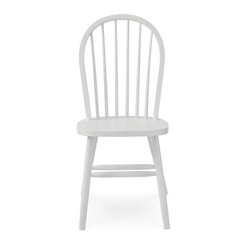 Windsor Spindle Back Armless Chair White - International Concepts, 2 of 5