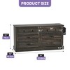 6 Dresser Drawers TV Stand Chest Of Drawer Closet Storage with Side Organizer Bag - 3 of 4