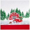 The Lakeside Collection Christmas at the Barn Bath Collection - Shower Curtain - 4 of 4