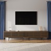 POVISON Mid-Century Modern TV Stand,Modern TV Console,Entertainment Center Media Console,with Openwork Iron Legs 118.11" - 2 of 4