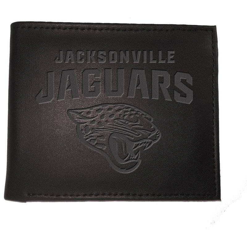 Evergreen Jacksonville Jaguars Bi Fold Leather Wallet, 1 of 3