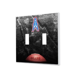 NFL AFC Historic Teams Legendary Hidden-Screw Light Switch Plate for Double Toggle - 1 of 4