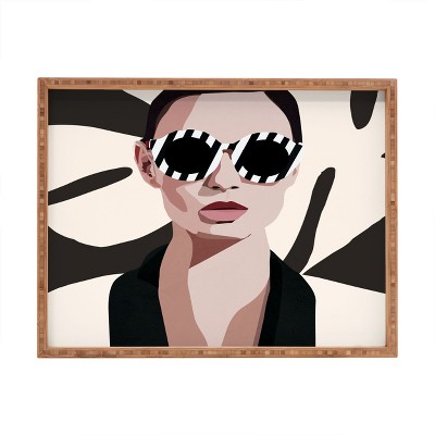 Nadja The Face of Fashion 7 Rectangular Tray - Deny Designs