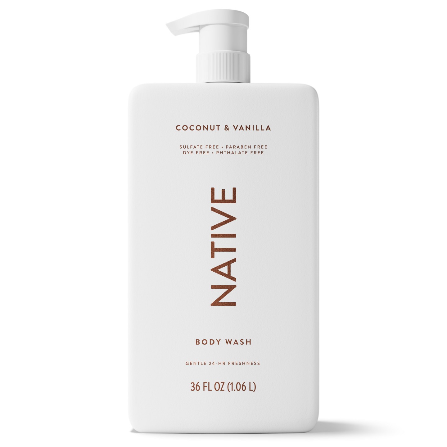 Бессульфатный гель для душа Native, Coconut & Vanilla, 36 fl oz — фото 1