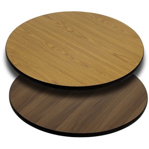 Flash Furniture 36" Round Table Top with Reversible Laminate Top - 1 of 2