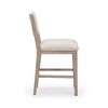 Plank+Beam 24" Counter Height Chair, Wood Modern Kitchen Stool with Cushion - 2 of 4