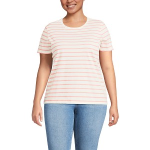 Lands' End Women's Relaxed Supima Cotton T-Shirt - 1 of 3