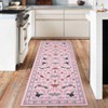 Insect Area Rug Washable Rugs, Botanical Non Slip Stain Resistant Large Carpet for Living Room Bedroom Dining Room Nursery Farmhouse Hallway Entryway - 2 of 4