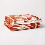 Printed with Fringe Groove Print Quilt White/Burnt Orange - Opalhouse™ designed with Jungalow™