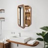 30" x 20" Bathroom Vanity Mirror with Hidden Storage, Modern Wall-Mounted Mirror for Bathroom or Dressing Area - The Pop Home - 2 of 4