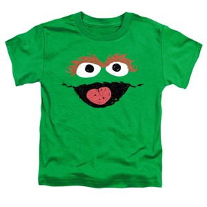 Toddler Boys' Sesame Street Oscar The Grouch Crayon Sketch T-Shirt - 1 of 4